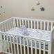 Сменное постельное белье в детскую кроватку Baby Dream Коты в облаках серый 0303419 фото 1